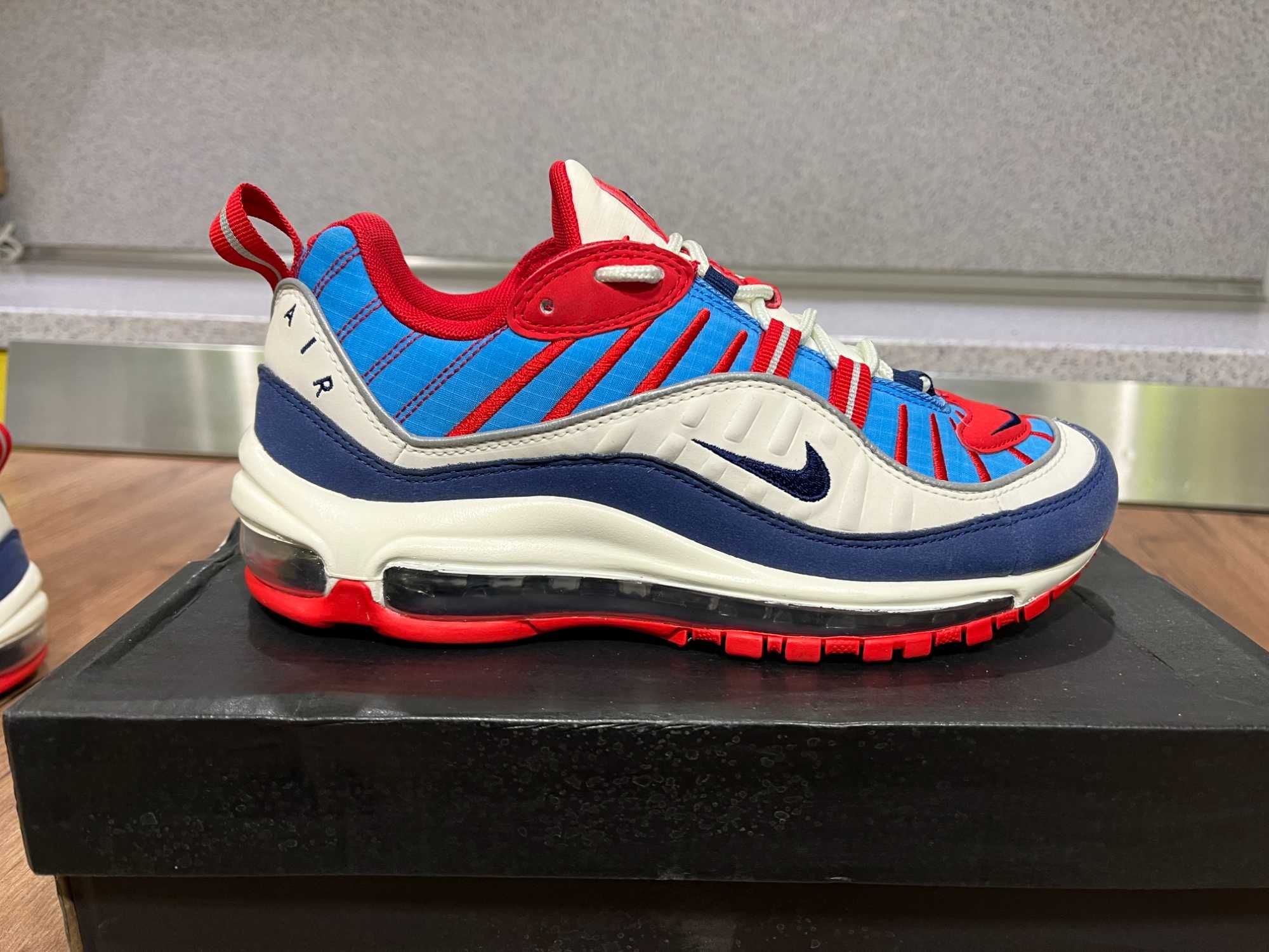 ОРИГИНАЛНИ *** Nke Air Max 98 " Summit White Red "