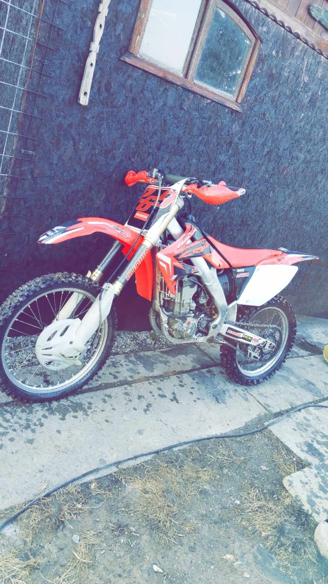 Cross Honda crf 250 defect