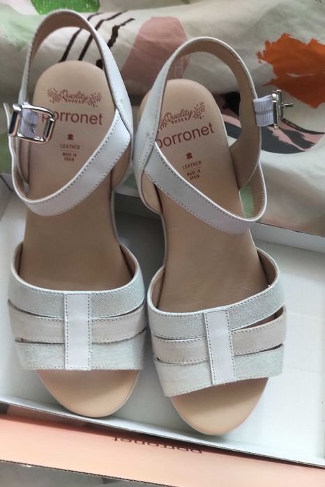 Сандали PORRONET, произведени в Испания, естествена кожа