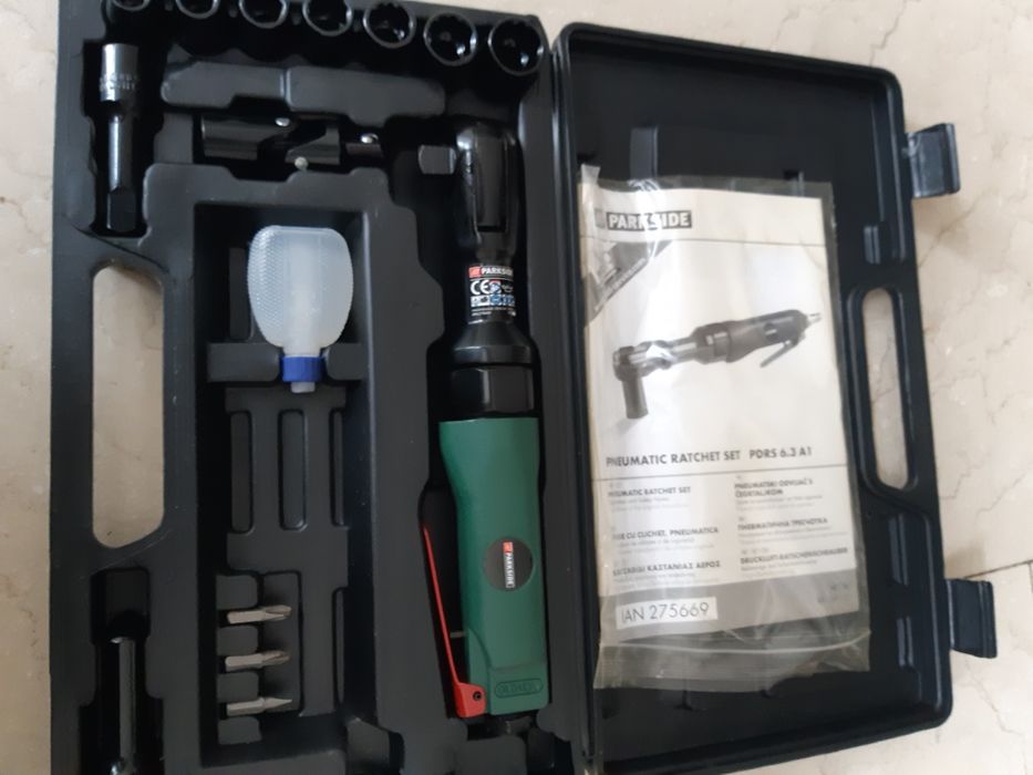 Clichet + geanta + accesorii 7 tubulare antrenată aer comprimat NOUA