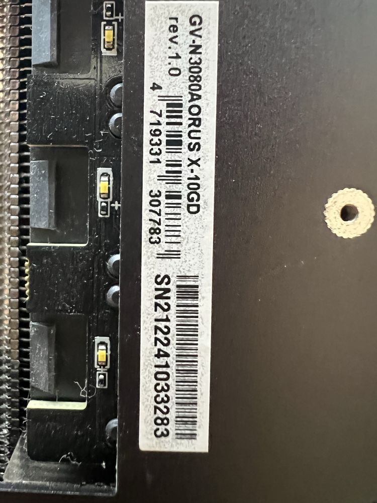 Gigabyte RTX 3080 AORUS XTREME 10GB