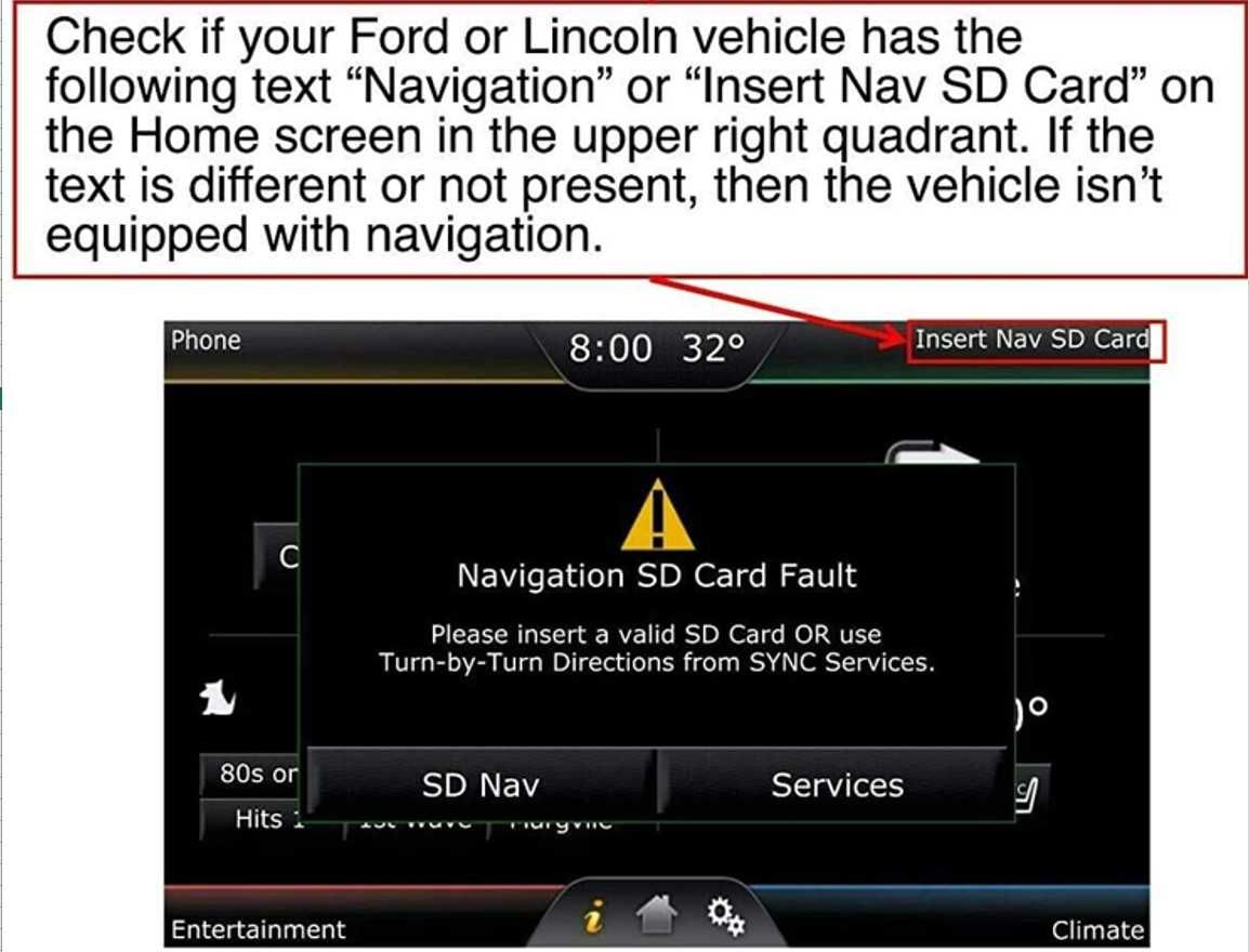 F11 SD card 2023 Форд навигация ъпдейт Sync2 FORD СД карта Lincoln USA