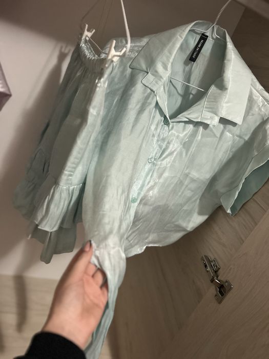 Дамски комплект в бебешко синьо