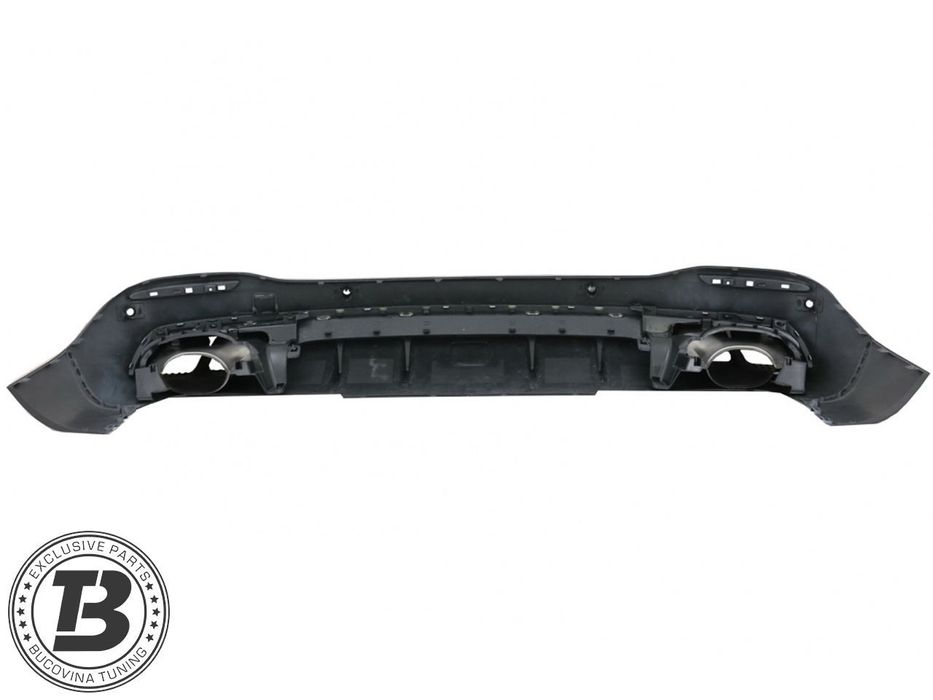Difuzor Bara Spate cu Ornamente compatibil cu Mercedes GLE SUV W167 AMG