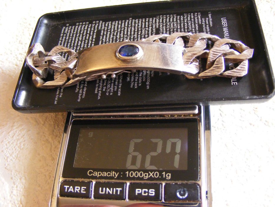 Уникална Масивна Сребърна Гривна