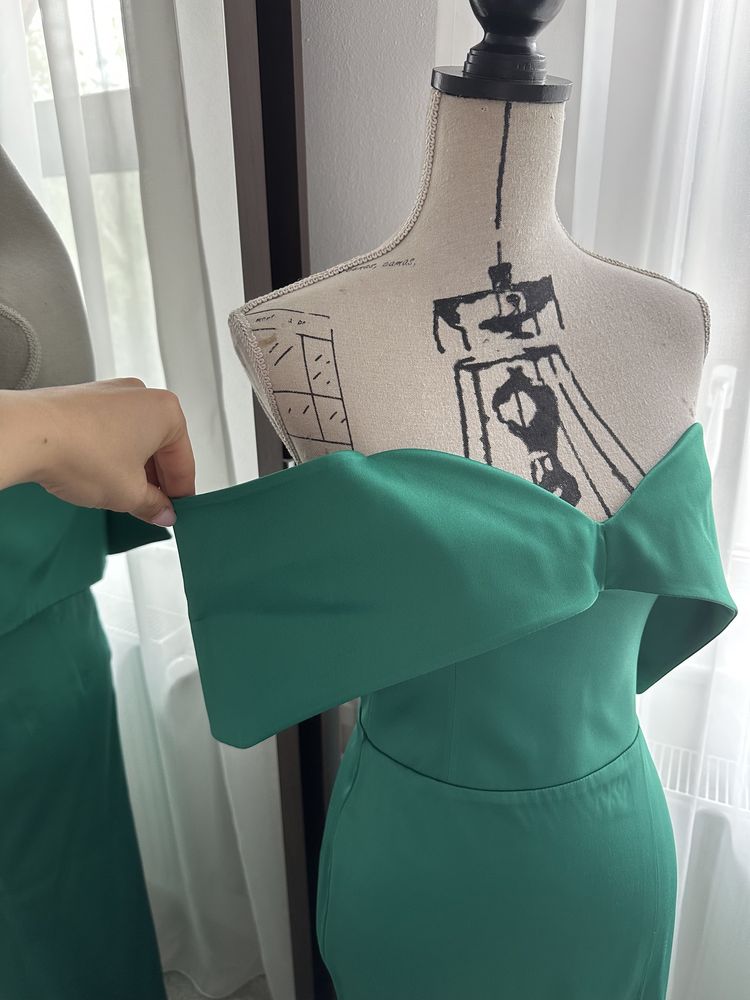 Rochie RHEA COSTA, verde, XS-S