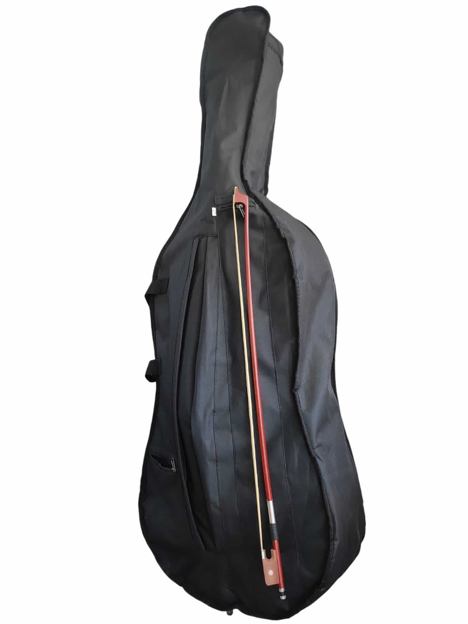 Set Violoncel Flame Natur 4/4 + husa + arcus