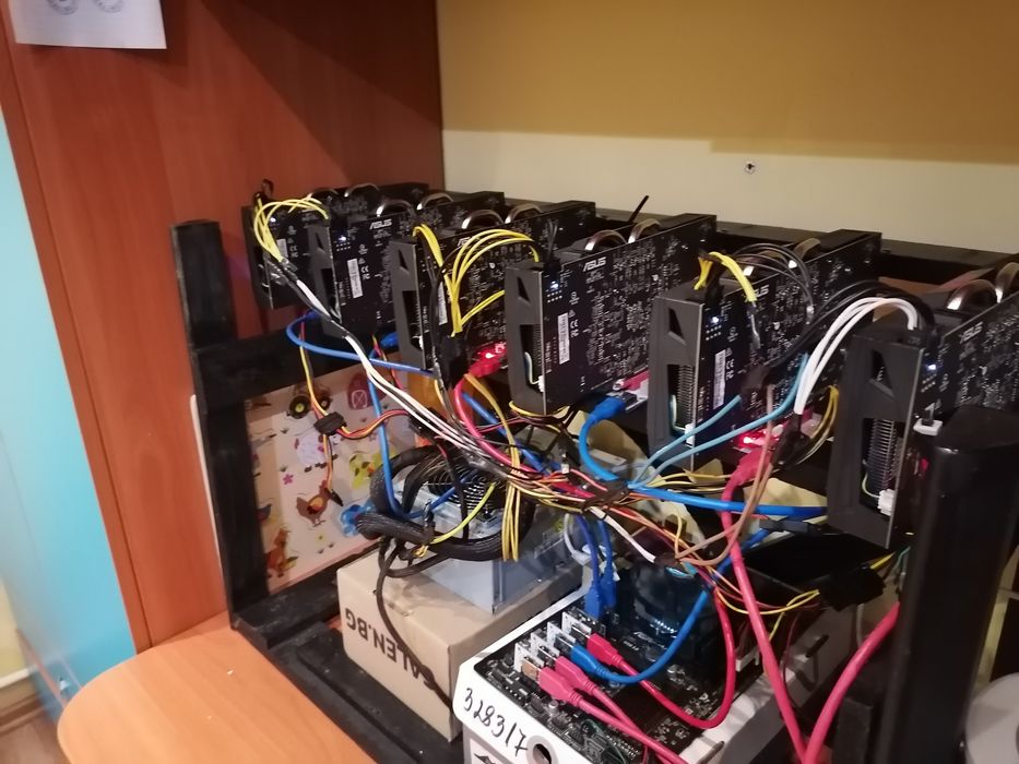 Риг 6xRX 570 8gb Asus