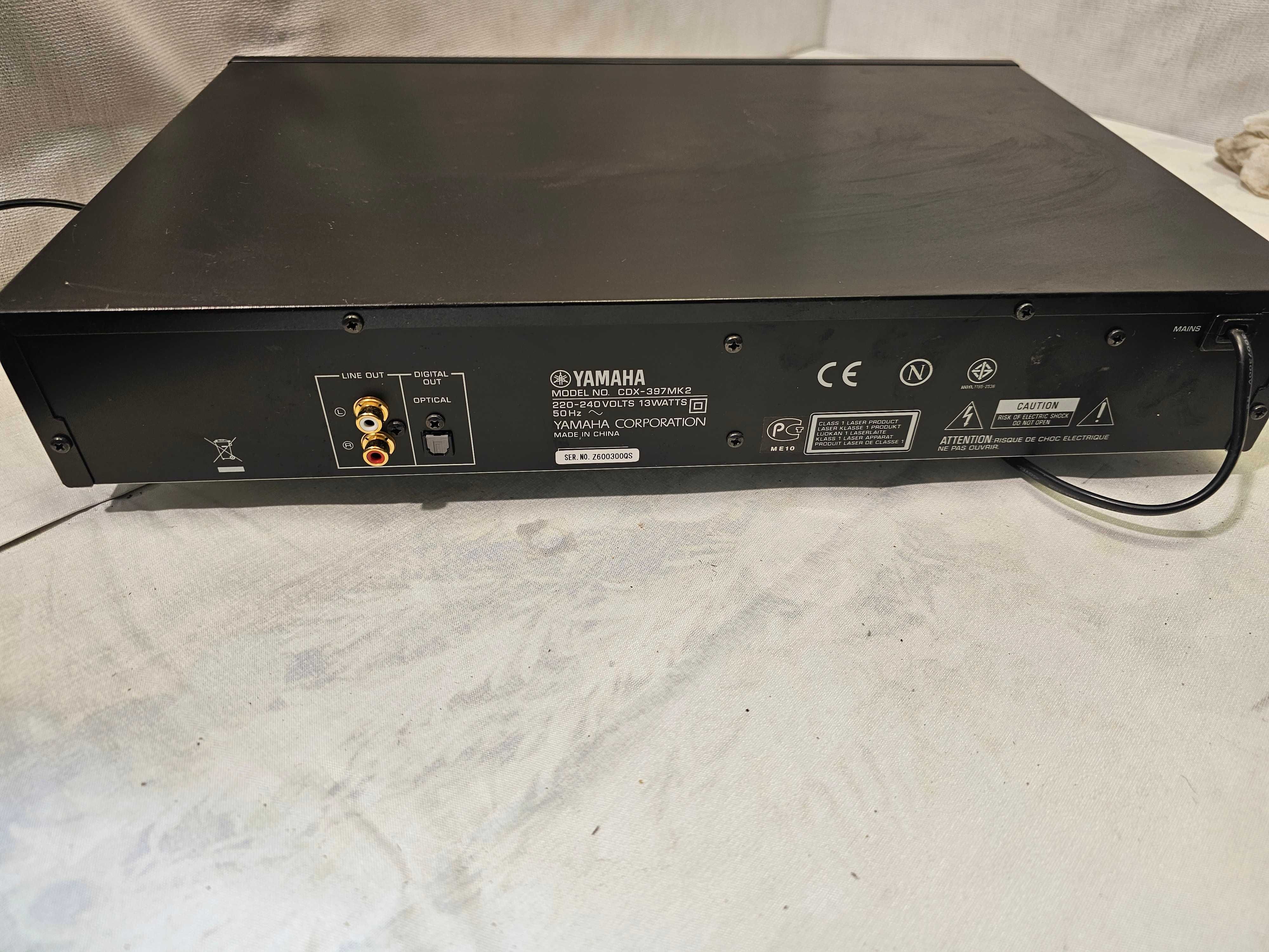 Cd player Yamaha CDX-397 Mk2 Digital optical