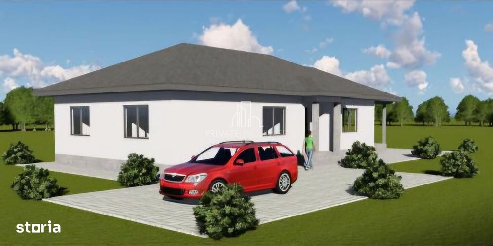 Casa Noua De Vanzare,  Corunca, Zona Primariei