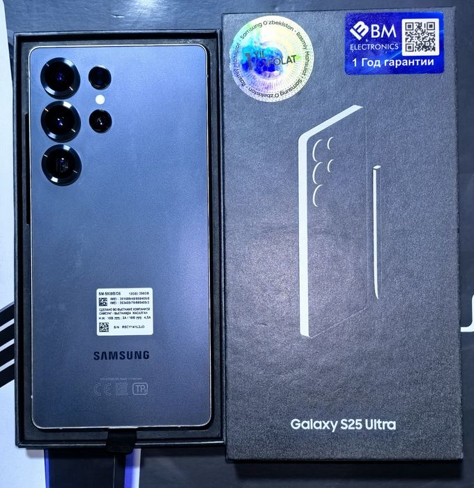 Samsung S25 ultra 12/256 Titanium Black. Telefon yengi