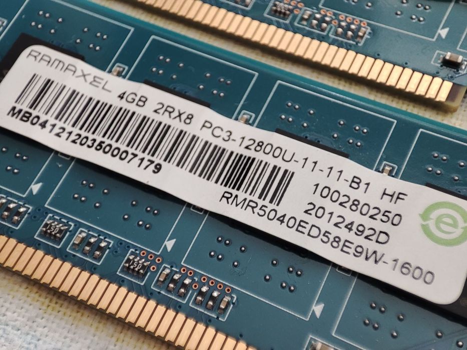 Ramaxel 2x 4GB ddr3L 1600 1rx8 / 2rx8 1.35V / 1.5V Sodimm / Dimm