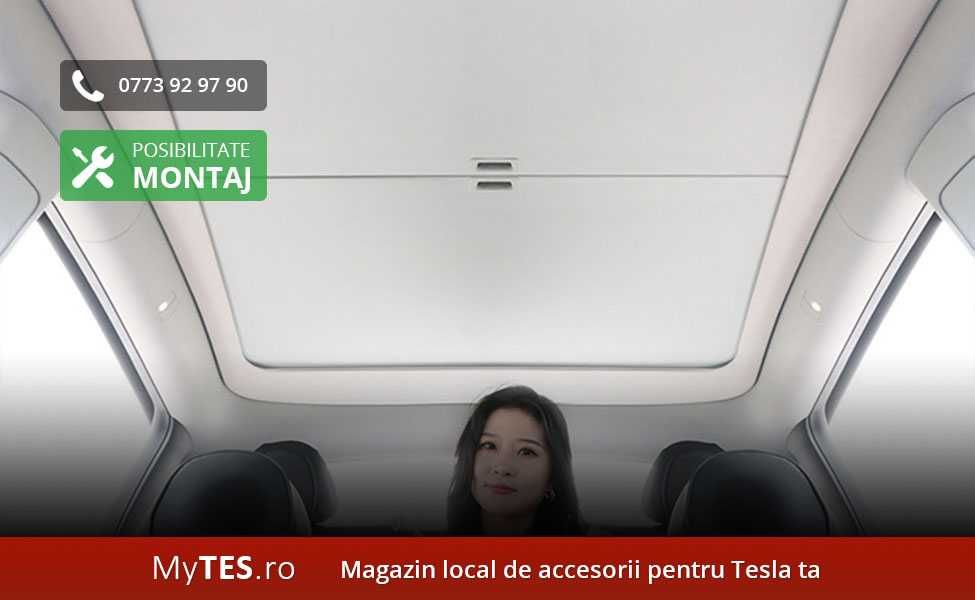 Parasolar retractabil plafon protectie UV - Tesla Model 3 / Y