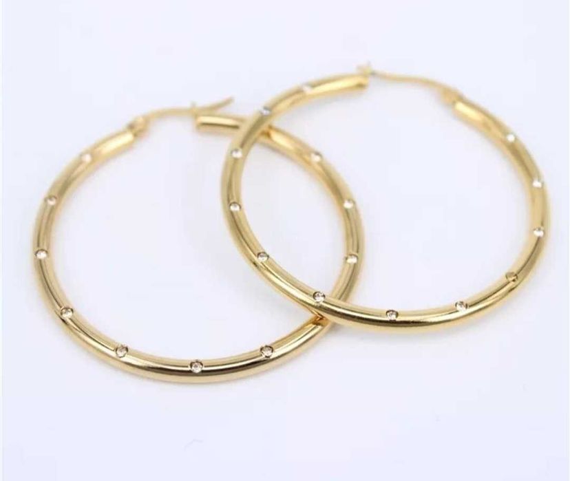 Медицинска стомана, нераждаема , обеци и колие, синджир