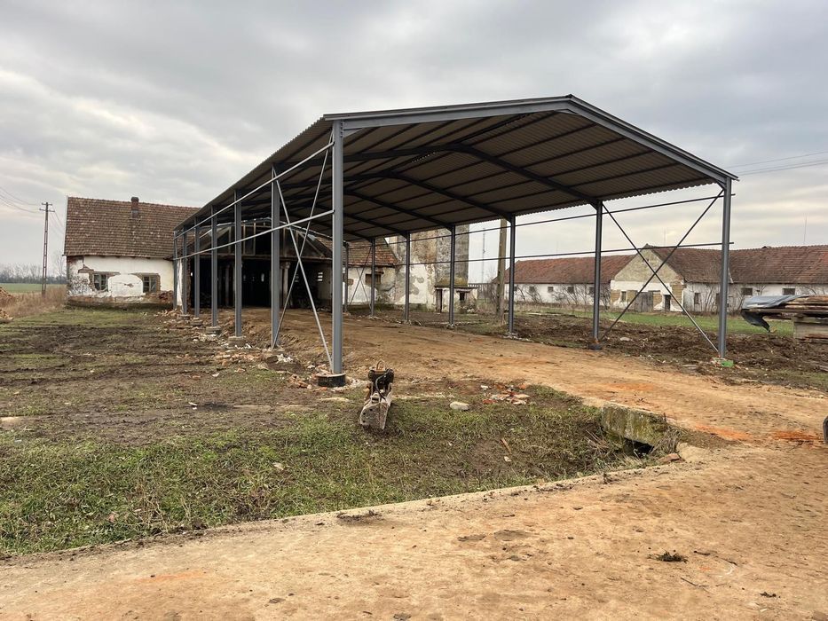 Vand hale metalice pentru comenzi sunati 12cu44m cu h5