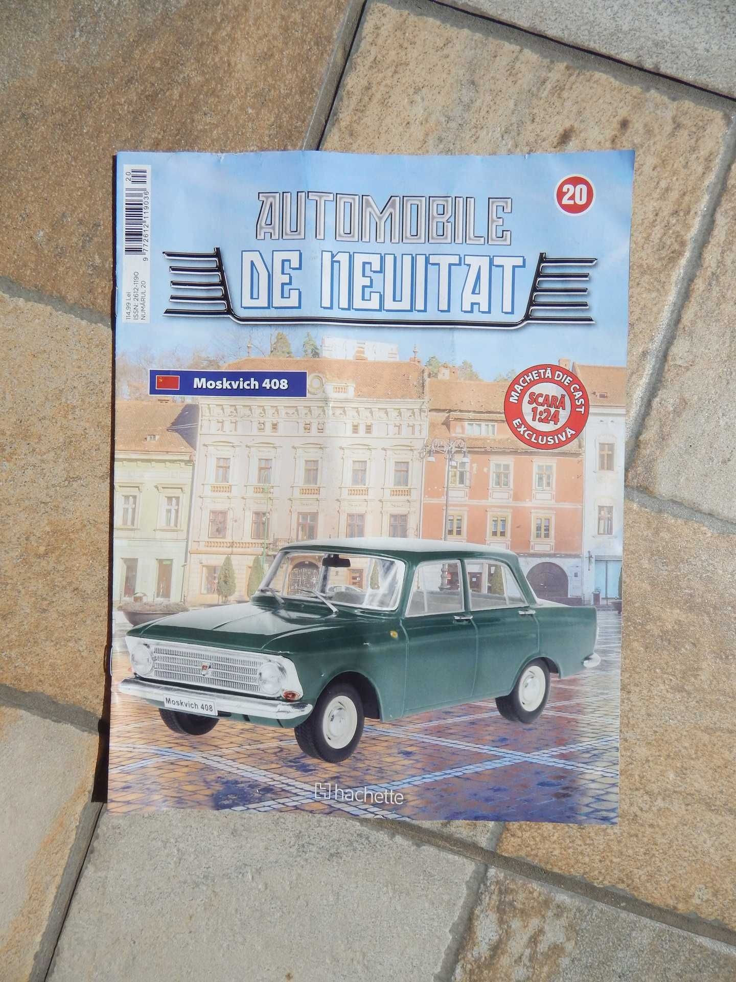 Revista prezentare istorie Moskvich 408 colectia Automobile de Neuitat