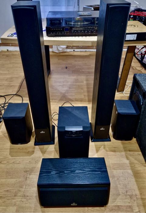 Sistem audio 5.1 Magnat Vector + B&W + Yamaha YST-SW40