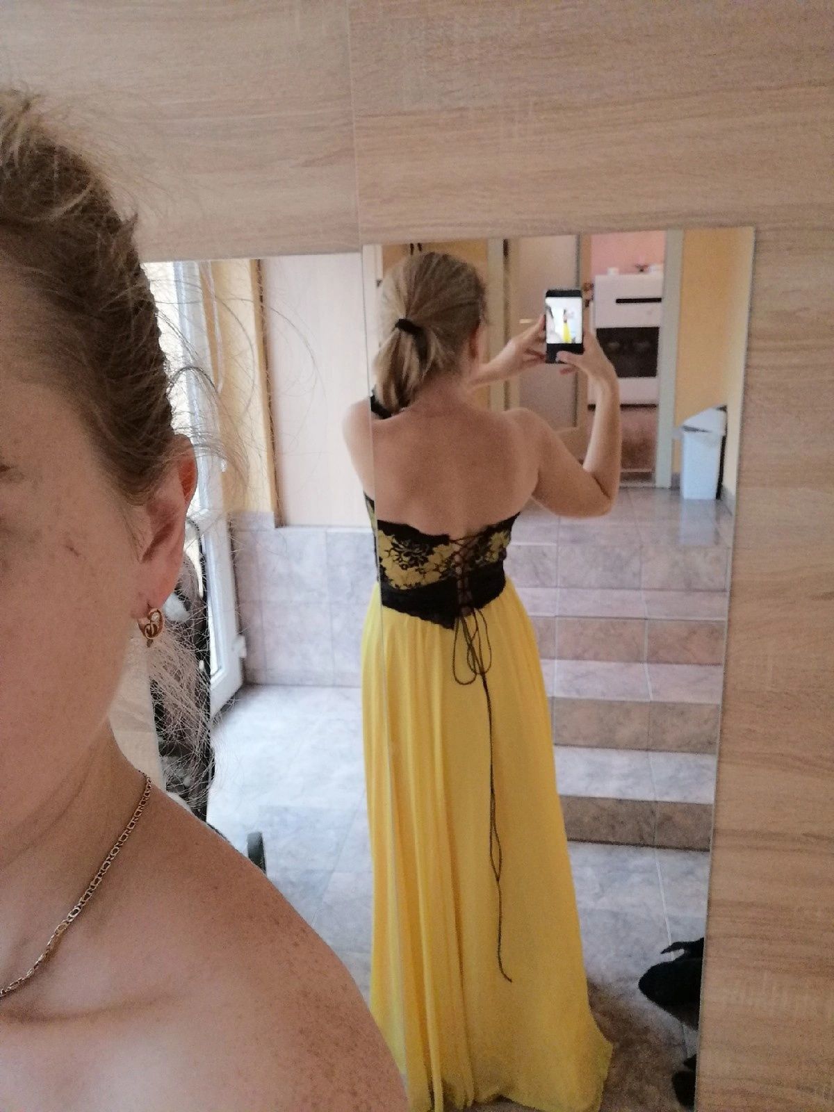 Официална рокля корсет