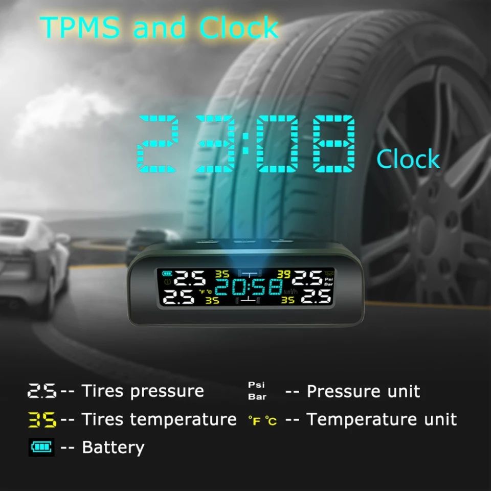 TPMS датчики давления и температуры в шинах