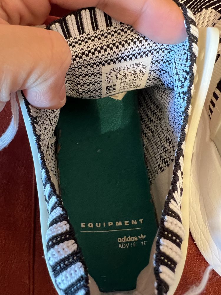 Adidas EQT zebra originali