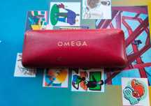 Cutie Vintage Ceas Omega colectie anii 40 piele deschidere buton