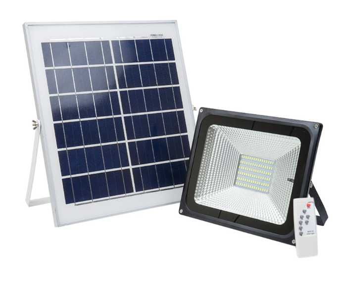 Reflector LED 50W PNI GreenHouse WS55 cu panou solar si acumulator