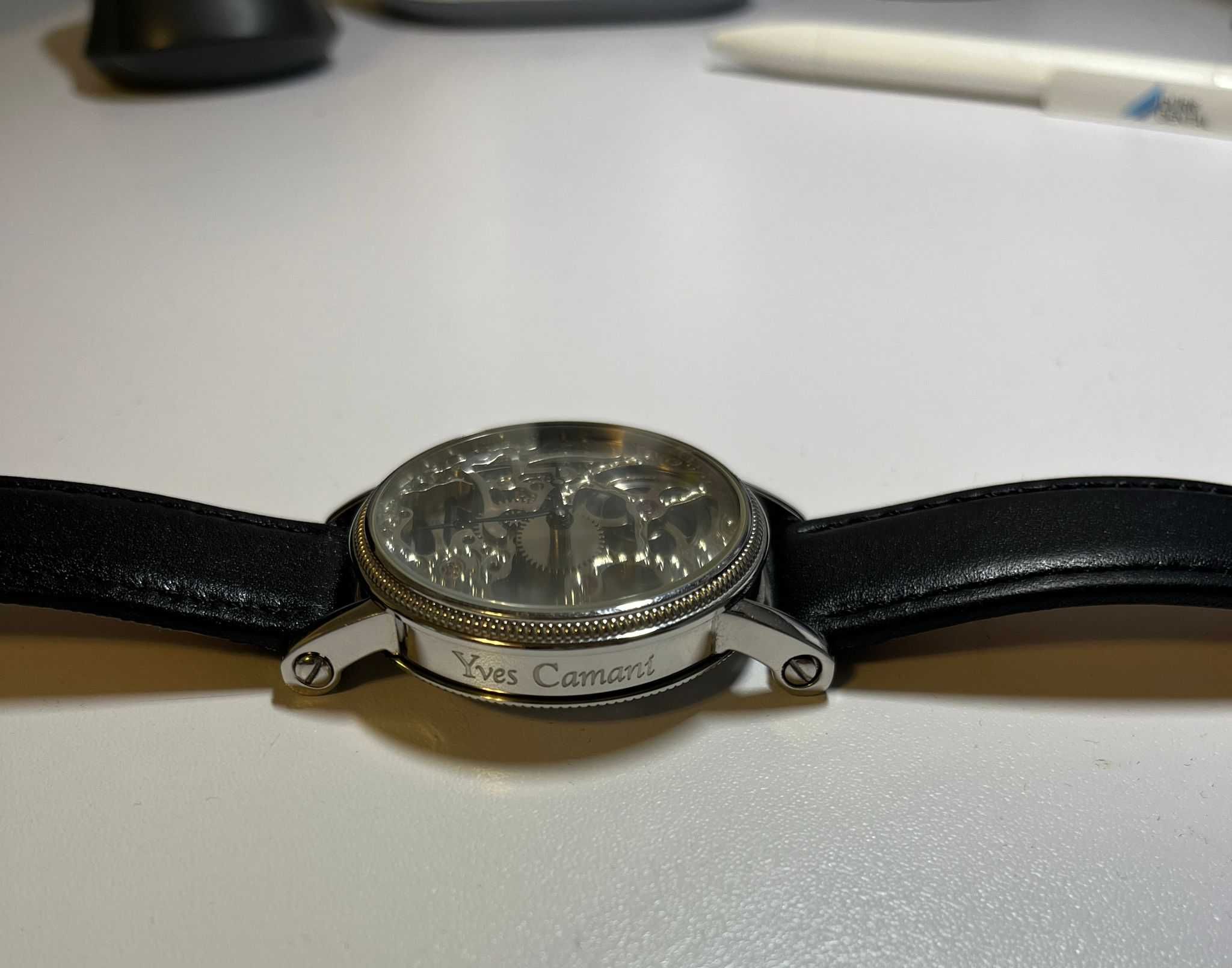 Ceas mecanic Yves Camani Jules, Casual, Clasic, full Skeleton