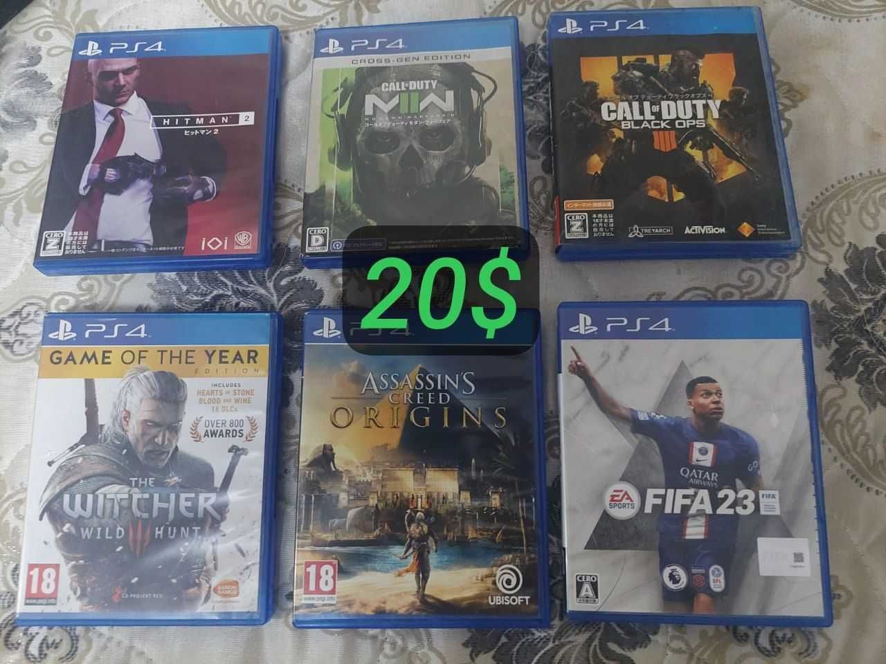 Playstation 4 uchun Fifa25 FC25 Gta 5 va boshqa o'yin disklar
