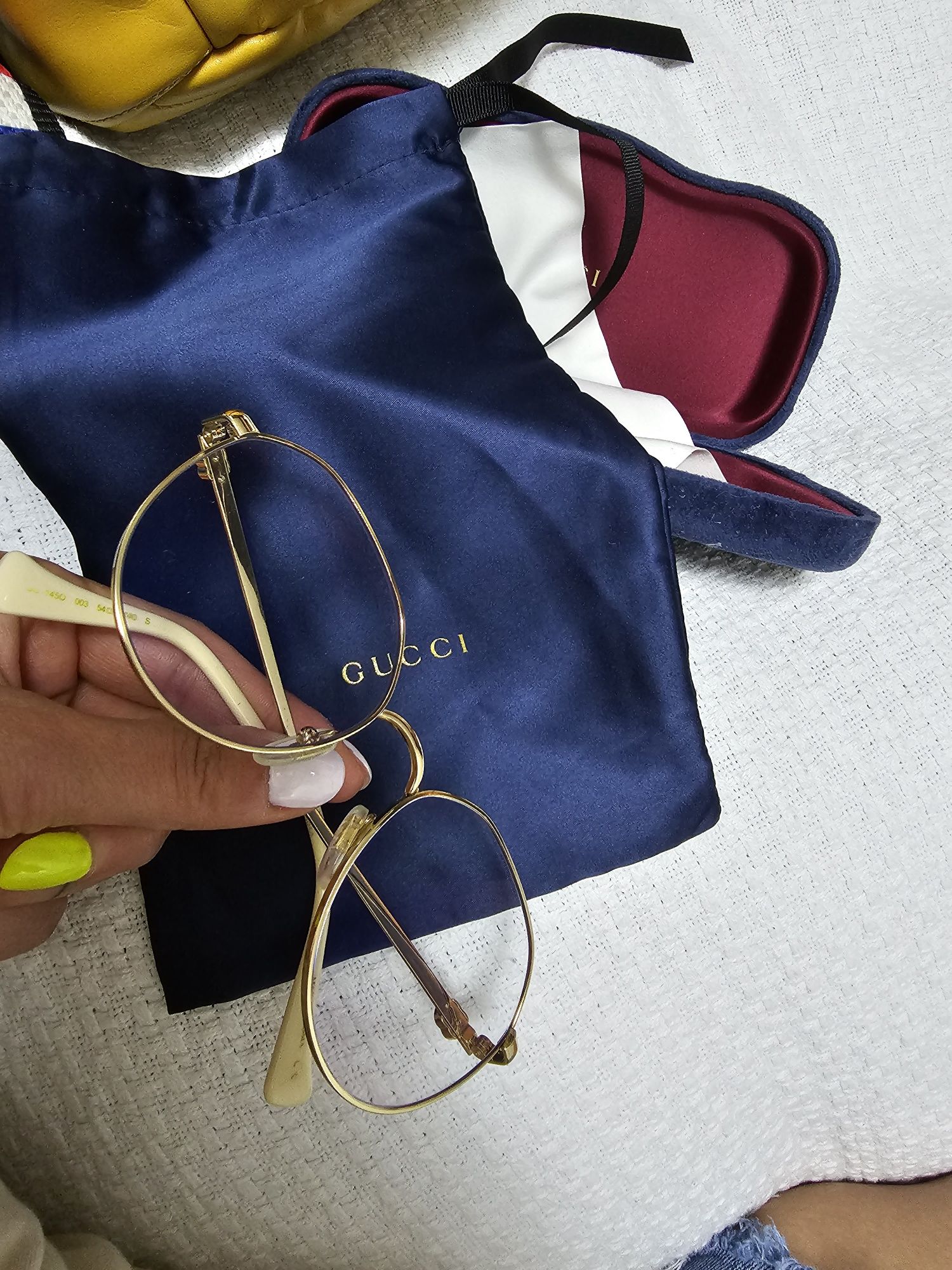 Ochelari Gucci Gold, stare impecabila!