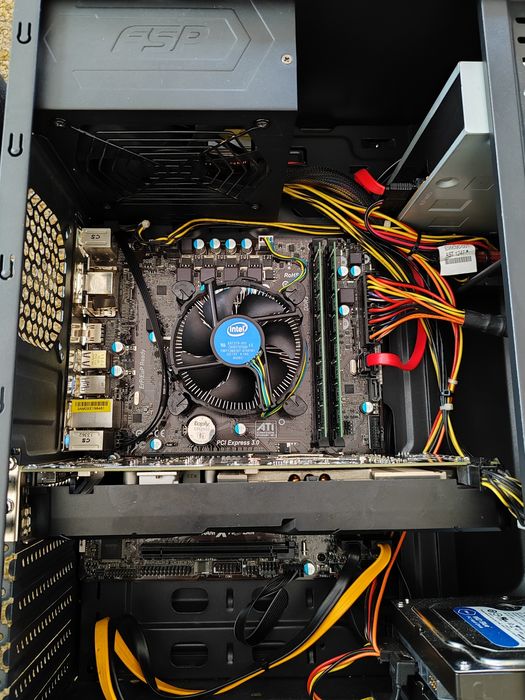 Геймърски компютър 16GB RAM, 6GB видео, 1000GB диск с Windows 11 Pro