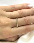 Inel semi eternity cu diamante