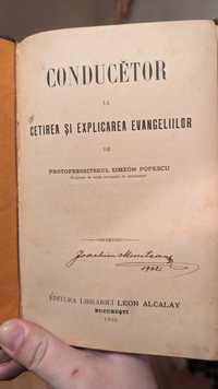 Simeon Popescu - Conducetor la cetirea și explicarea evangeliilor 1898