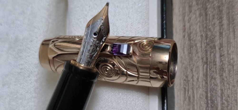 Stilou Montblanc Bohème Pirouette – NOS – Placat cu Aur – Raritate