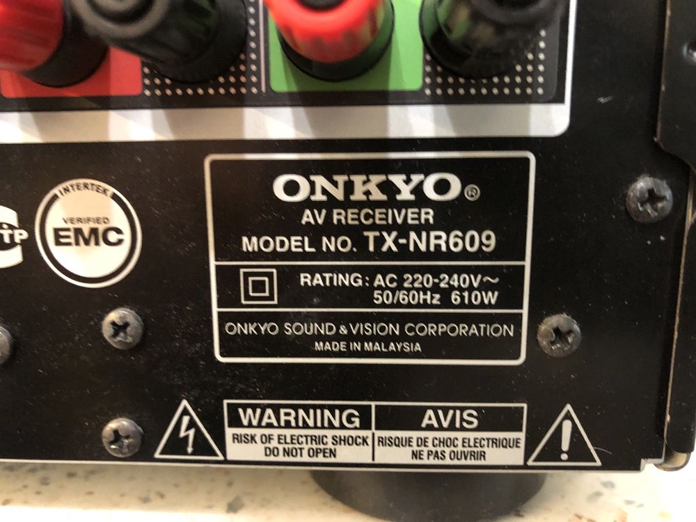 Onkyo TX-NR609 resiver