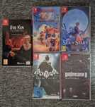 5 jocuri , cartușe Nintendo