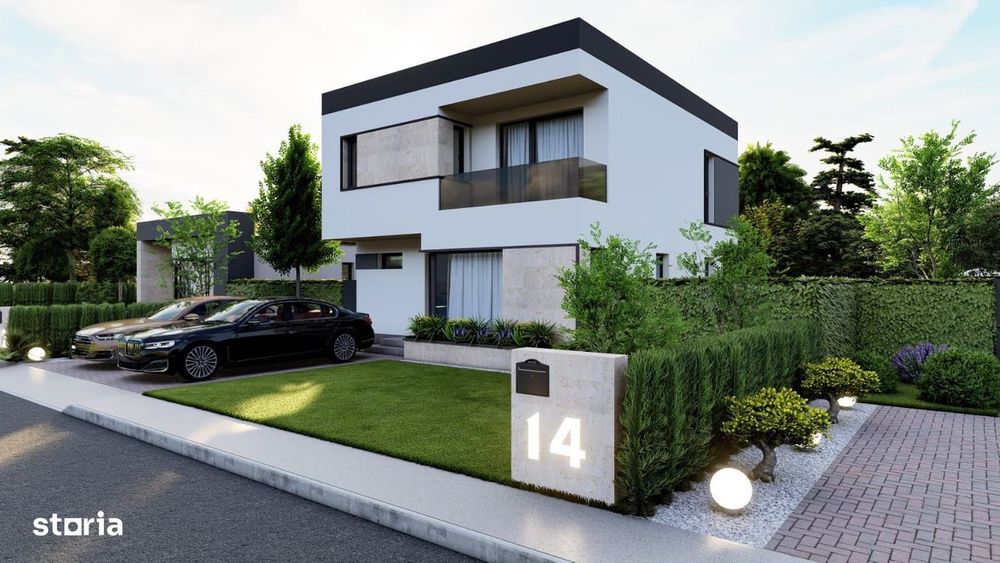 Vila P+1, 4 camere, 3 bai, teren 323 mp- Berceni/Vidra