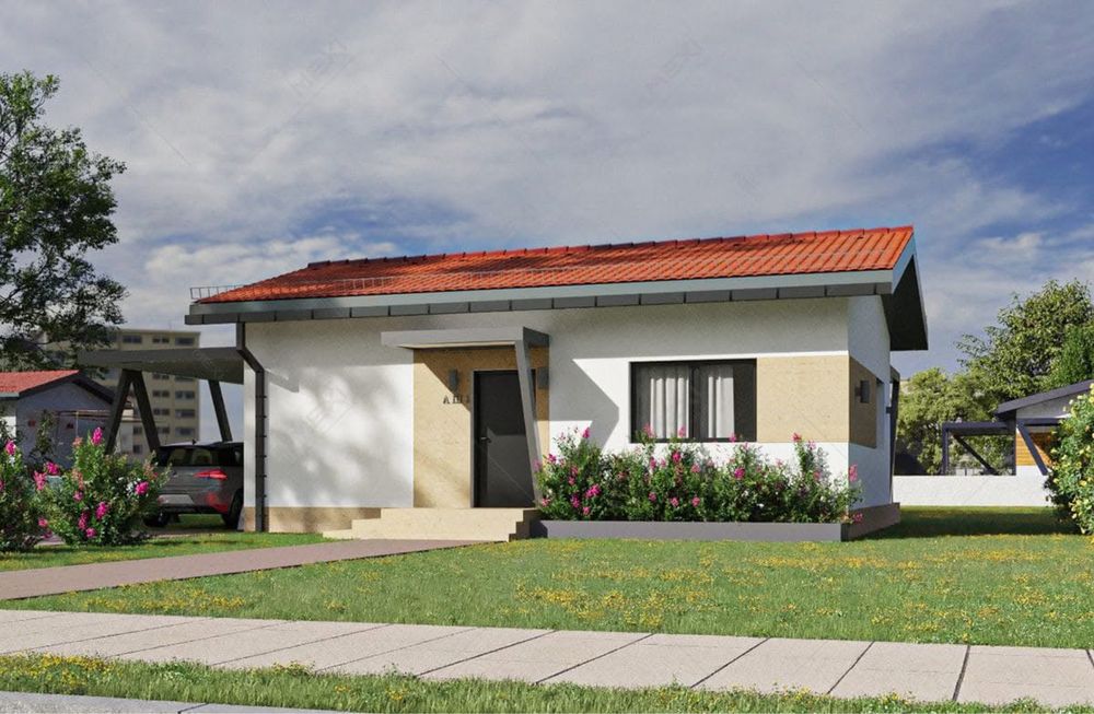 Casa modulara din panouri sandwich Kit casuța din metal
