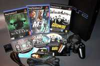 SONY PlayStation 2 / PS2 (2002) set complet de colectie + 3 jocuri