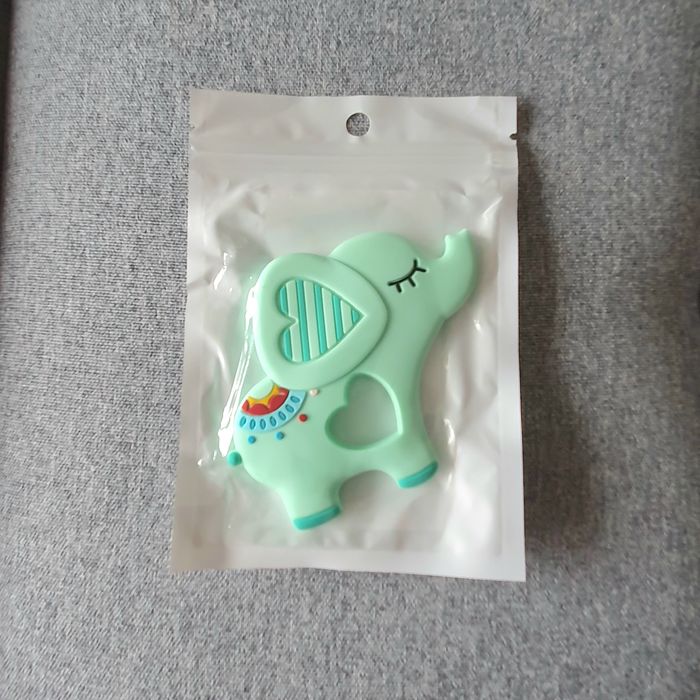 Jucarie pentru dentitie, din silicon alimentar pentru bebelus- 4 buc.