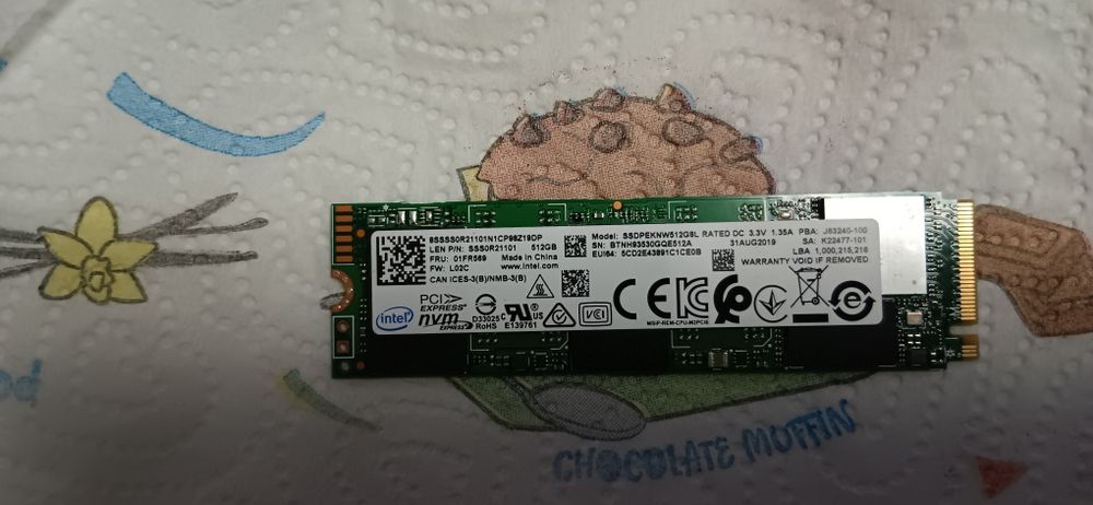 Solid-State Drive (SSD) Intel 660p Series, 512 gb , M.2 , PCIe 3.0