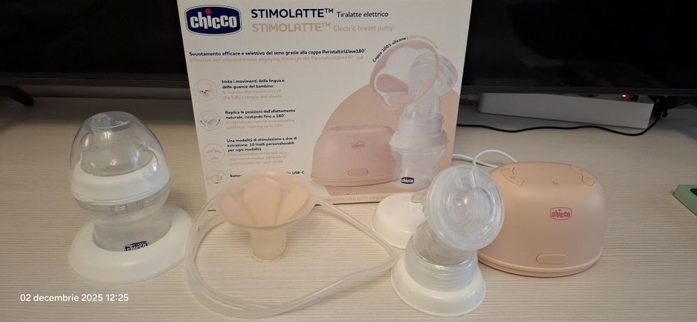 Pompa de san Electrica Chicco Stimulatoare pentru extragerea laptelui
