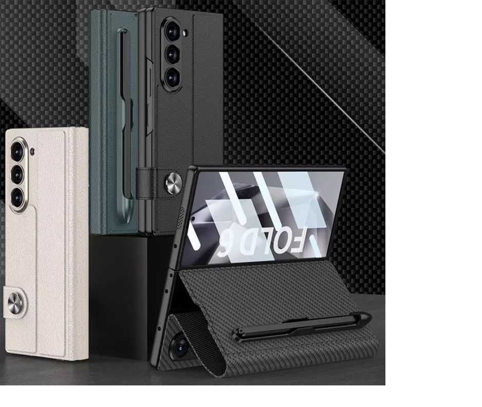Husa premium lux flip cu suport S-Pen SAMSUNG Galaxy Z Fold6 Fold 5 4