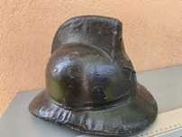 Белгийска пожарникарска каска от корк 1918