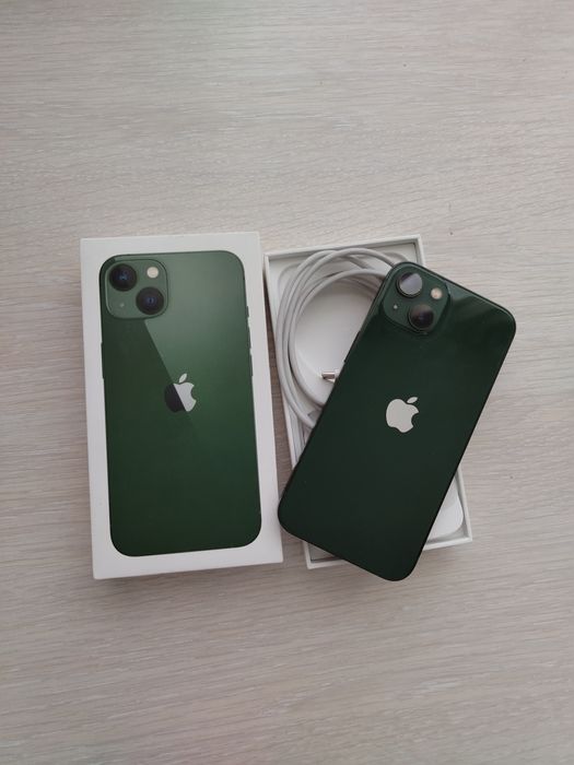 Айфон 13 зеленый цвет
