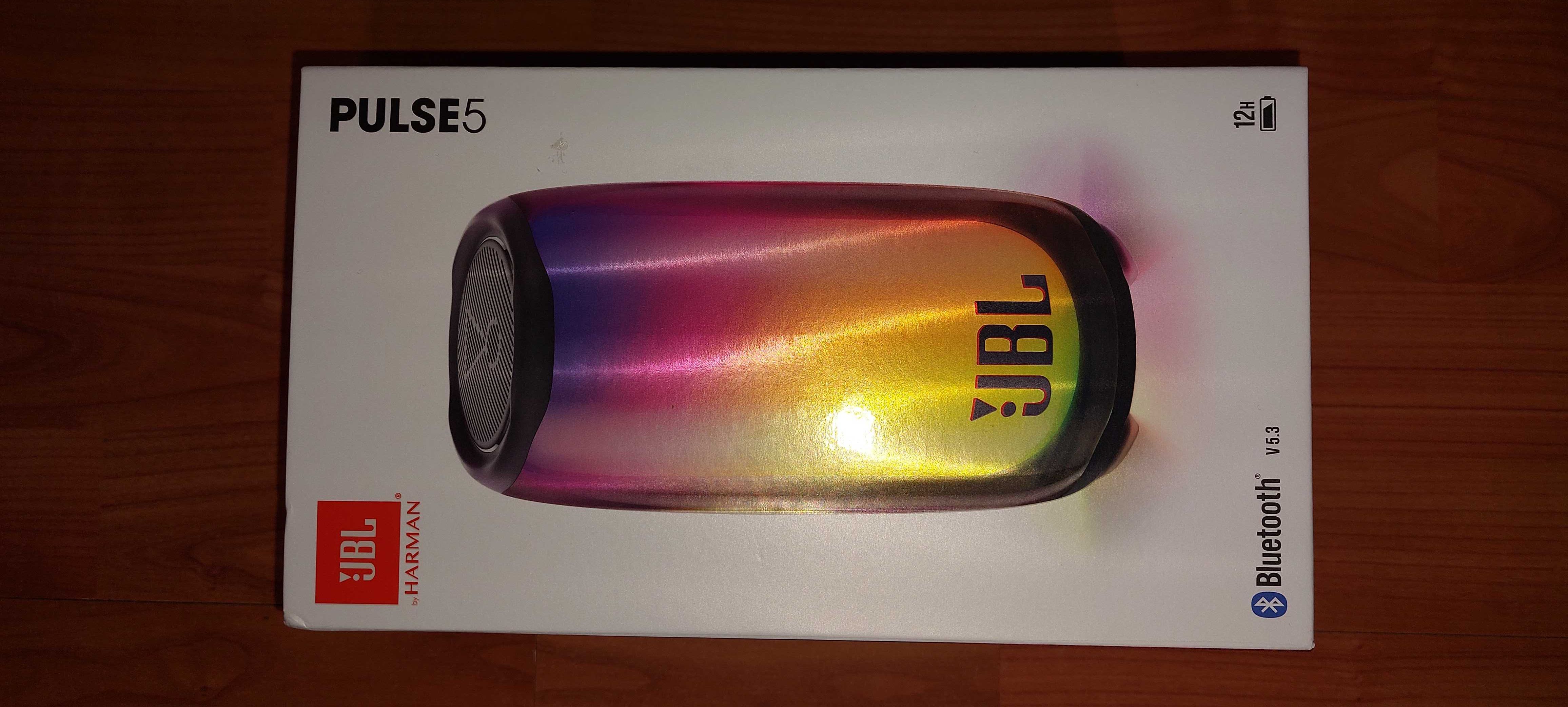 Sigilat Boxa portabila JBL Pulse 5, Lumini 360 grade