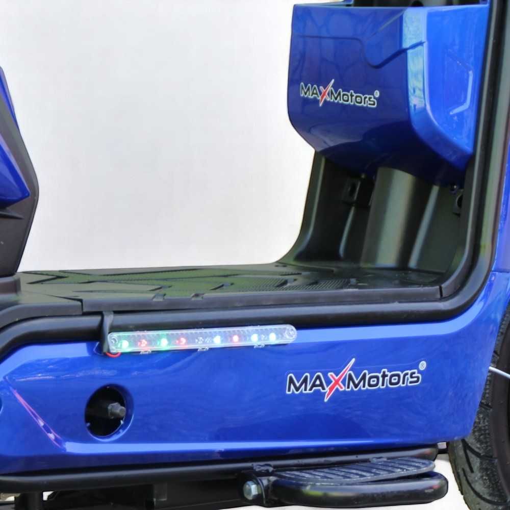 Електрически мотопед с педали MaxMotors EBZ 14 500W/48V/12Ah - BLUE