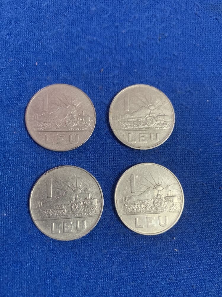 patru monede vechi