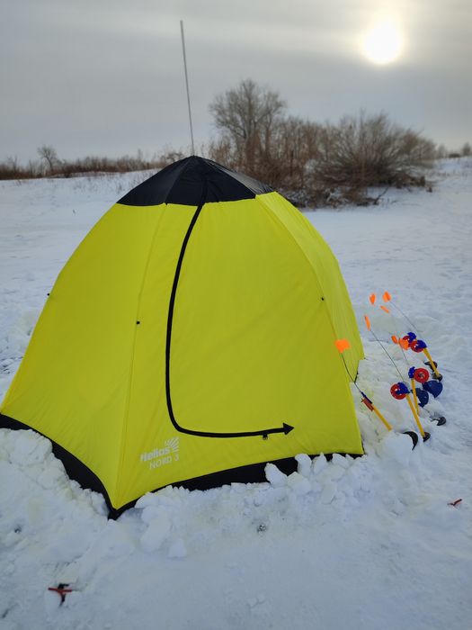 Палатка для зимней рыбалки УТЕПЛЕННАЯ без пола NORD-3
