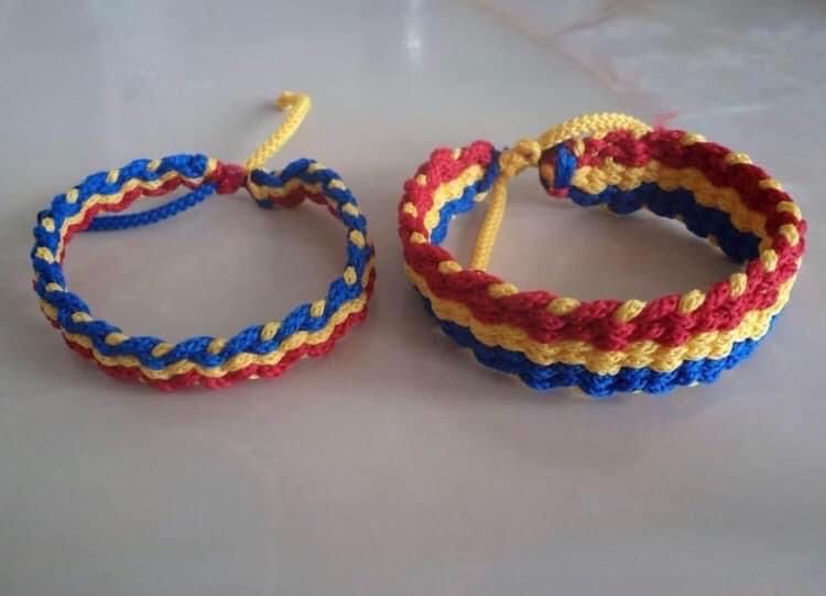 Bratari tricolor handmade