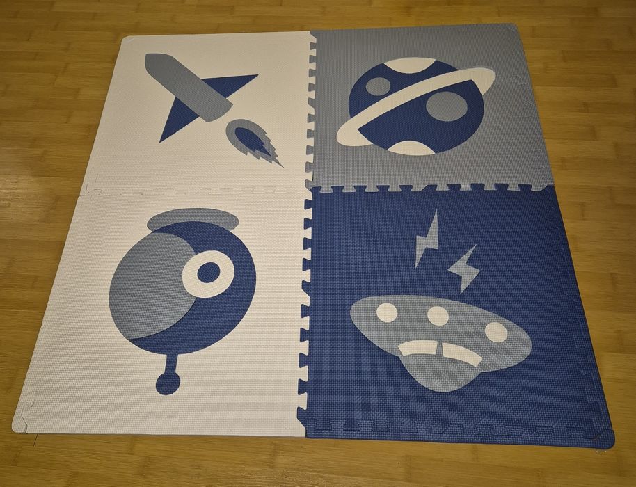 Covoras tip puzzle din spuma EVA 61x61 cm